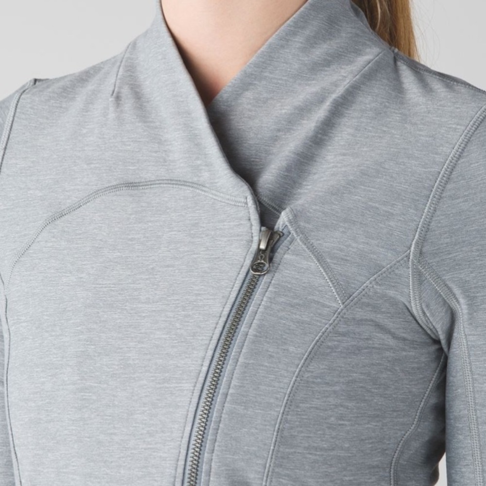 Lululemon Precision Jacket Heathered Battleship - image 5